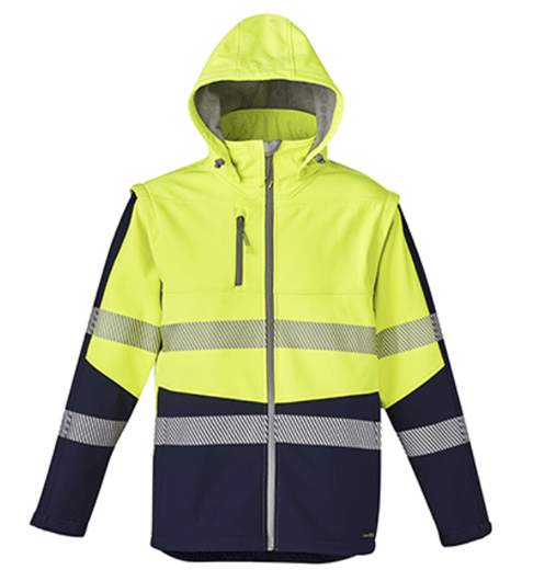 Picture of Unisex Streetworx 2 in 1 Stretch Softshell Taped Jacket
